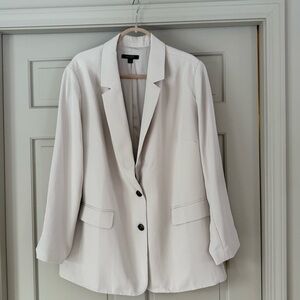 J.Jill Wearever Collection Cream Crepe Blazer – Fully Lined – Women’s 2X